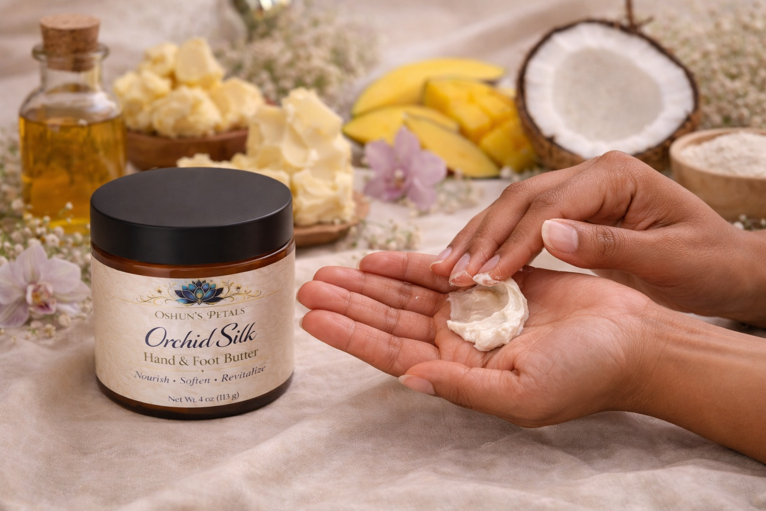 Orchid Silk Hand & Foot Butter 8 Oz.