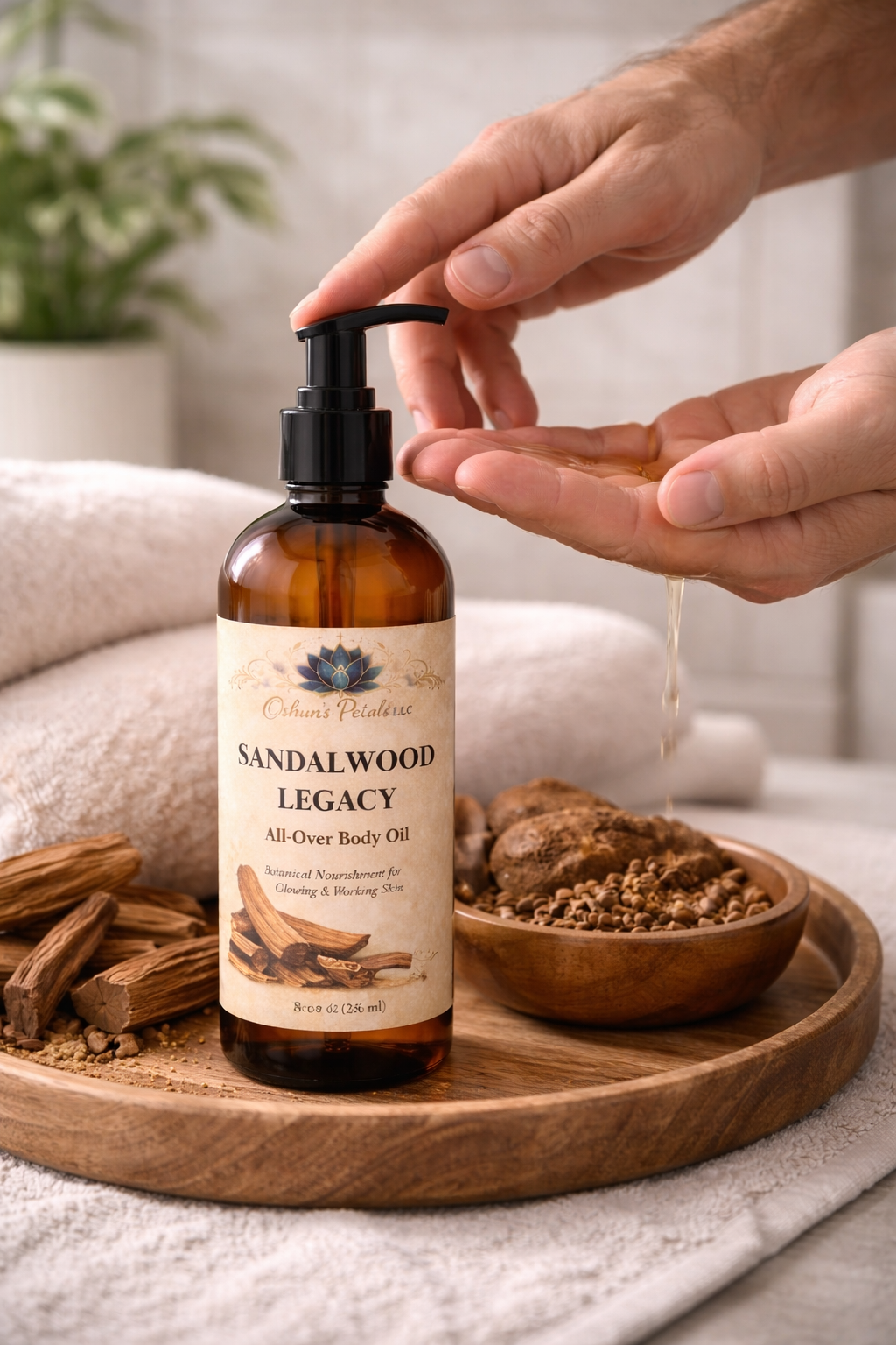 Sandalwood Legacy All-Over Body Oil 8 Fl.Oz.